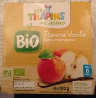 Pomme et vanille sans morceaux