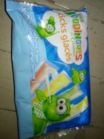 Sticks glacés (fraise, orange, pomme, citron) x20