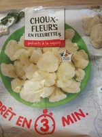 Chouxfleurs en fleurettes précuits à la vapeur