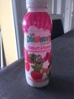 Yaourts à boire aromatisés framboise