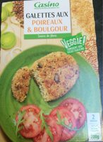 Galettes poireaux boulgour