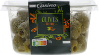 Olives vertes à l'ail