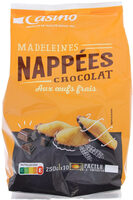 Madeleines nappées chocolat