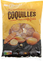 Madeleines Coquilles aux oeufs frais