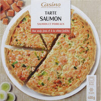 Tarte saumon - Saumon et poireaux