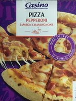 Pizza pepperoni jambon champignons