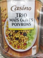 Maïs olives poivrons