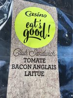 Club sandwich Tomate Bacon Laitue