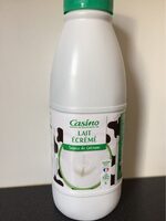 Lait écrémé stérilisé UHT