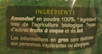 Amandes en poudre bio