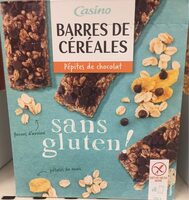 Barres de céréales Pépites de Chocolat sans gluten