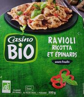 Ravioli épinard ricotta sauce basilic