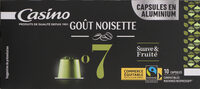 Capsules de café Espresso aromatisé noisette