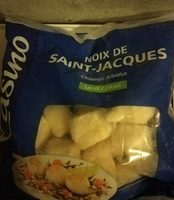 Noix de Saint-Jacques sans corail, Chlamys Albidus, surgelées.