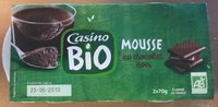 Mousse au chocolat noir