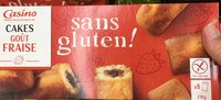 Cake goût Fraise sans gluten