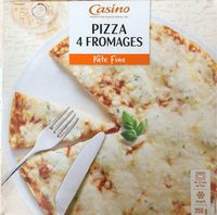Pizza 4 fromages - Pâte fine