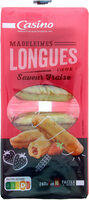 Madeleines longues coeur saveur fraise