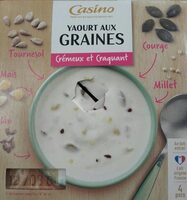 Yaourt crémeux aux graines