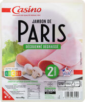 Jambon de Paris Découenné Dégraissé 2 tranches