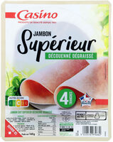 Jambon Supérieur Découenné Dégraissé 4 tranches