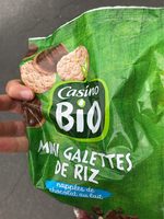Mini galettes de riz nappées de chocolat au lait Bio