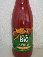 Pur jus de tomates et légumes bio