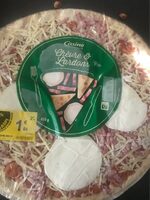 Pizza chevre et lardons