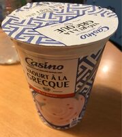 Yaourt à la grecque à la fraise , pot unitaire