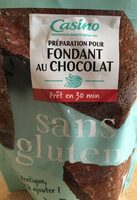 Preparation pour fondant au chocolat