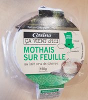 Mothais sur feuille au lait cru de chèvre