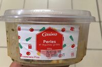 Salade perles et légumes grillés