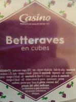 Betteraves en cubes