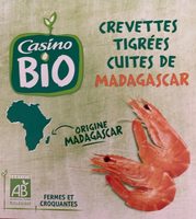 Crevettes tigrées cuites de MADAGASCAR