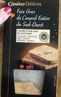 Foie gras de canard entier du SudOuest 2 tranches