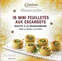 16 Mini feuilletés escargots