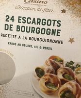 24 Escargots de Bourgogne - Recette à la Bourguignonne - Farce au beurre, ail & persil