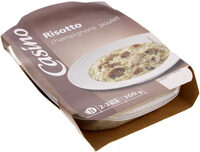 Risotto poulet champignon