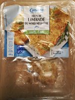 Filet de limande du nord meunière