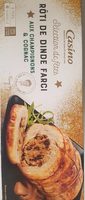 Rôti de dinde farci aux champignons & cognac