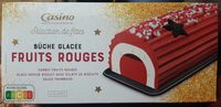 Bûche glacée fruits rouges