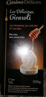 Les Délicieux Girasoli au fromage de chèvre et au miel