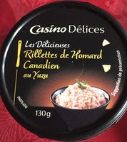 Rillettes de homard canadien au yuzu