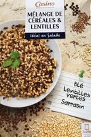 Mélange céréales & lentilles idéal en salade