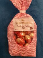 Sac œufs praliné noir