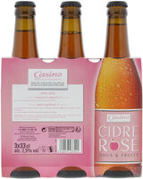 Cidre rosé