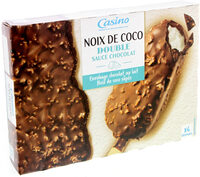 Maxi bâtonnets Noix de coco double sauce chocolat x4