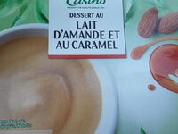 Hey Amande ! Onctueux amande Dessert au caramel