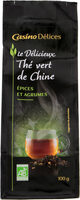 Thé vert Epices et Agrumes BIO