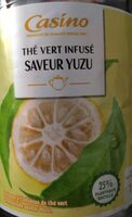 Thé vert infusé saveur yuzu